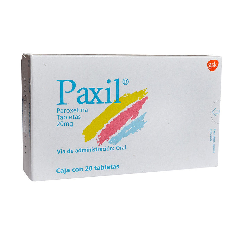 PAXIL TAB 20 MG CAJA C/20