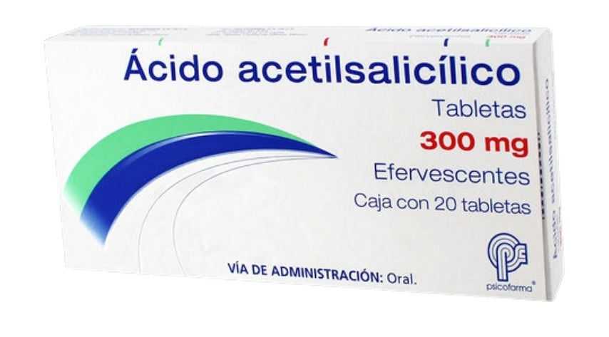 ACIDO ACETILSALICILICO TAB. EFERV. 300 MG. C/20