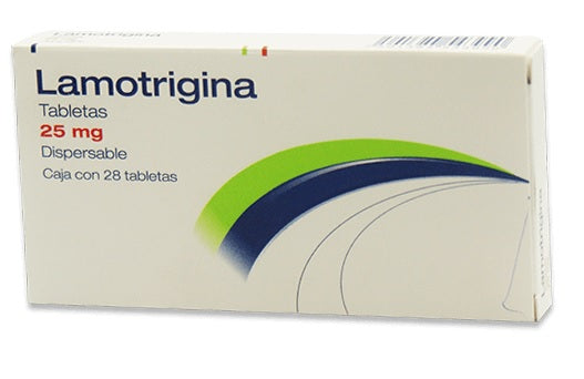 LAMOTRIGINA TAB. ORODISPERSABLE 25 MG. CAJA C/28
