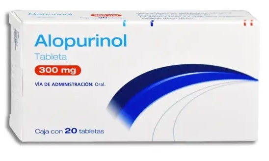 ALOPURINOL TAB. 300 MG. CAJA C/20