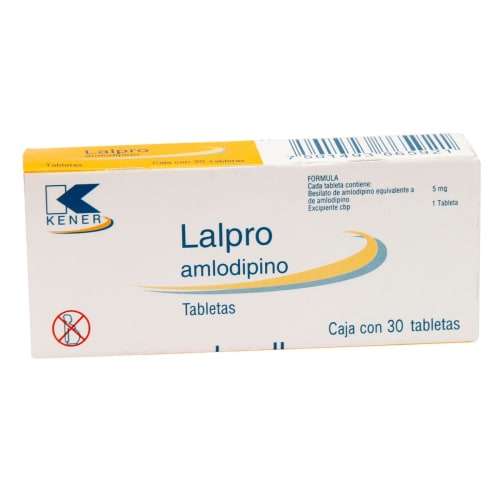 AMLODIPINO TAB. 5 MG. CAJA C/30