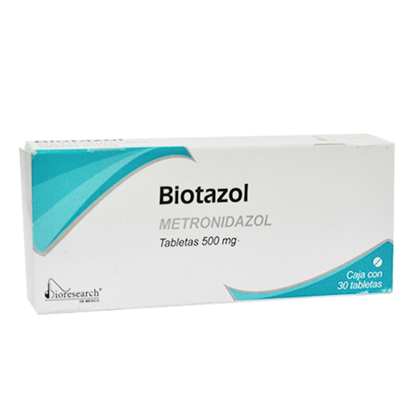 BIOTAZOL TAB. 500 MG. CAJA C/30