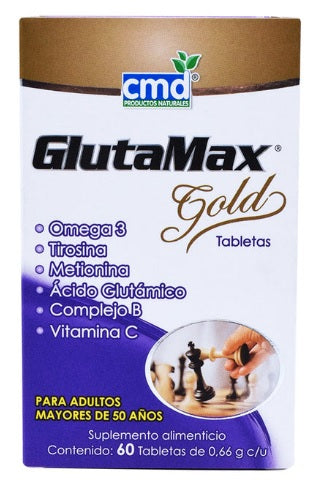 GLUTAMAX GOLD TAB. CAJA C/FCO. C/60