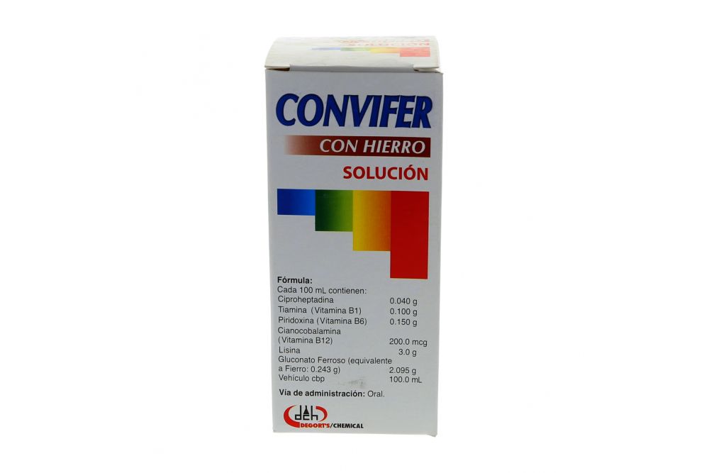 CONVIFER SOL. CAJA C/FCO. C/110 ML.