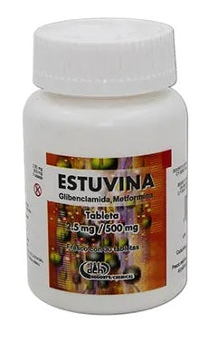 ESTUVINA TAB. 500/2.5 MG. CAJA C/30