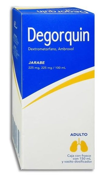 DEGORQUIN ADULTO JBE. CAJA C/FCO. C/150 ML.