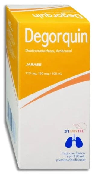 DEGORQUIN INF. JBE. CAJA C/FCO. C/150 ML.