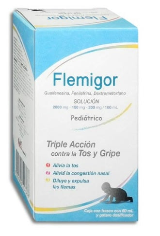 FLEMIGOR SOL. GTS. PEDIATRICO CAJA C/FCO C/60 ML. Y GOTERO