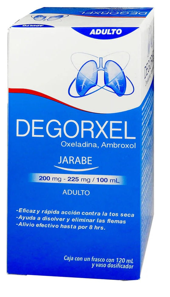 DEGORXEL JBE. ADTO. CAJA C/FCO. C/120 ML.