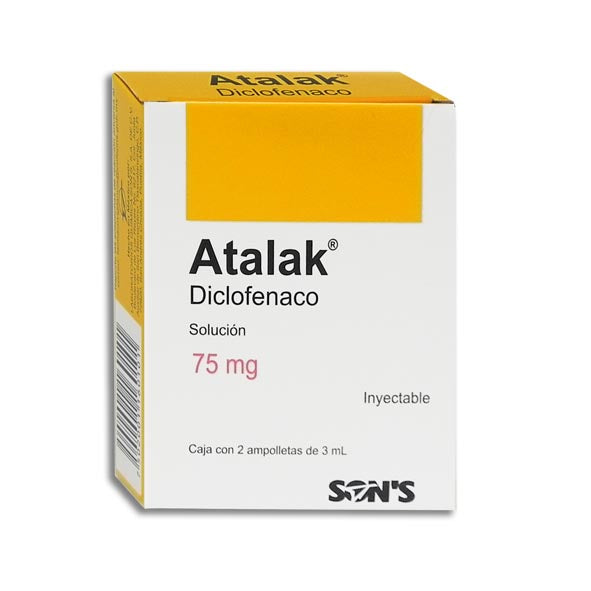 ATALAK INY. 75 MG. CAJA C/2 AMP. C/3 ML.