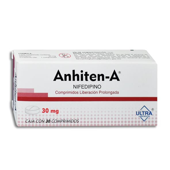 ANHITEN-A COMPR. L.P. 30 MG. CAJA C/30