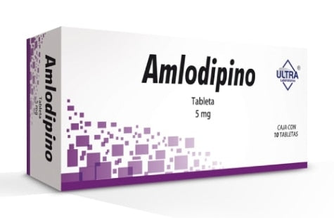 AMLODIPINO TAB. 5 MG. CAJA C/10