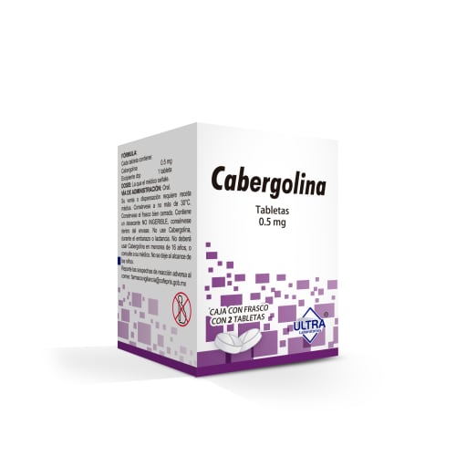 CABERGOLINA TAB. 0.5 MG. CAJA C/2