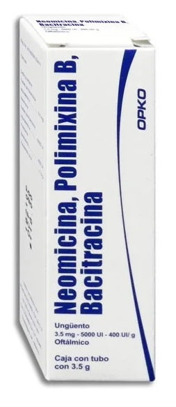 NEOMICINA-POLIMIXINA B -BACITRACINA UNG. OFTAL. TUBO C/3.5 G.