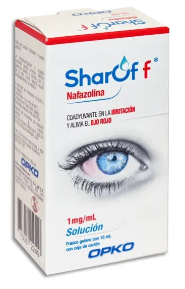 NAFAZOLINA SOL. OFTALMICA FCO. GOTERO C/15 ML.