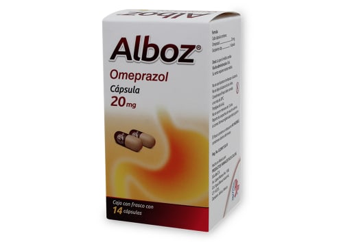 ALBOZ CAP. 20 MG. CAJA FCO. C/14