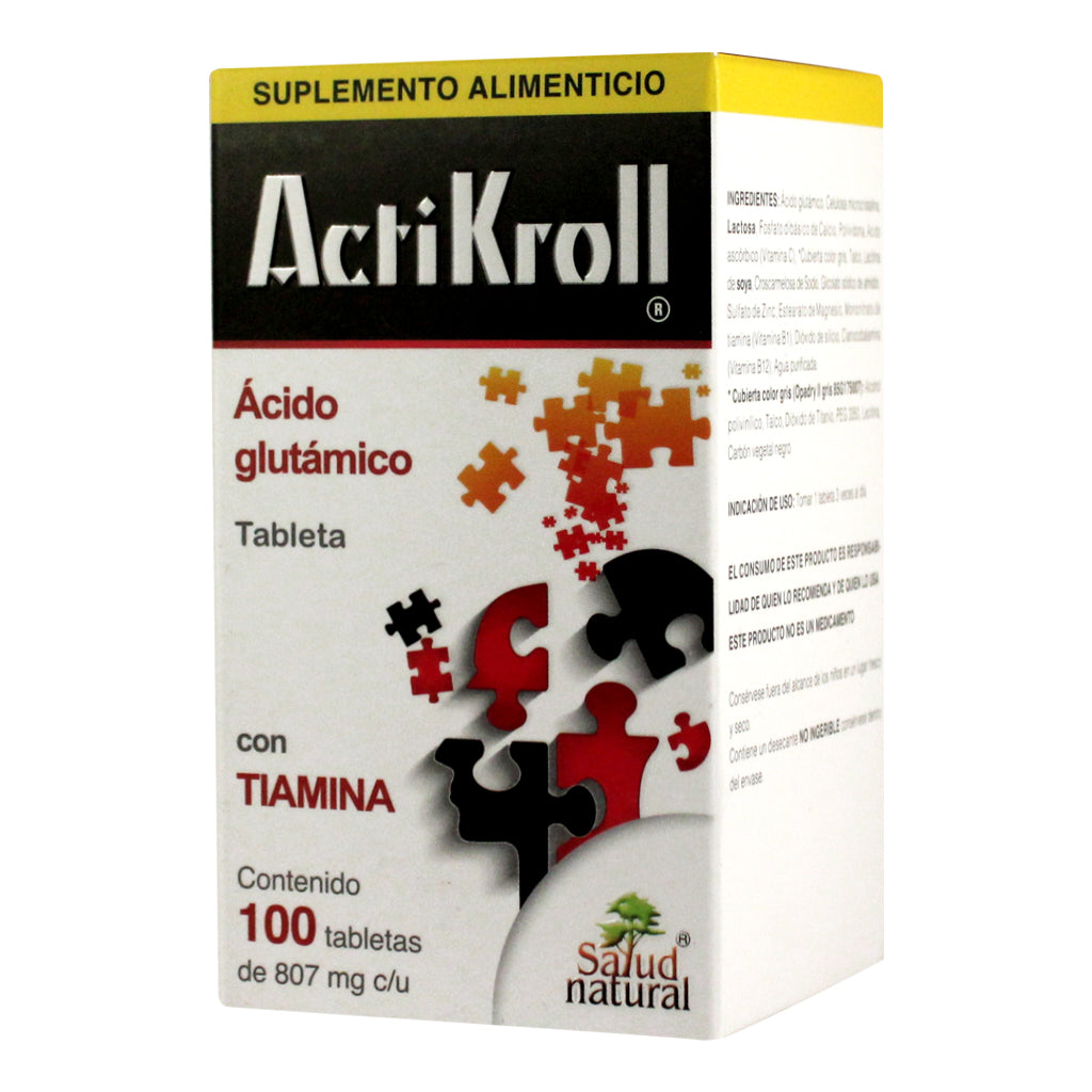 ACTIKROLL TAB. CAJA C/FCO. C/100