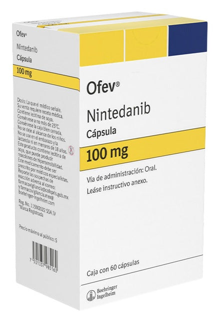 OFEV 150MG CAJA C/60 CAPS