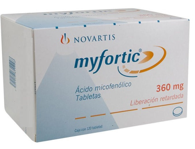 MYFORTIC 360MG CAJA C/120 TABS