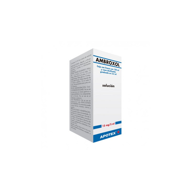 AMBROXOL SOL. FCO. C/120 ML.
