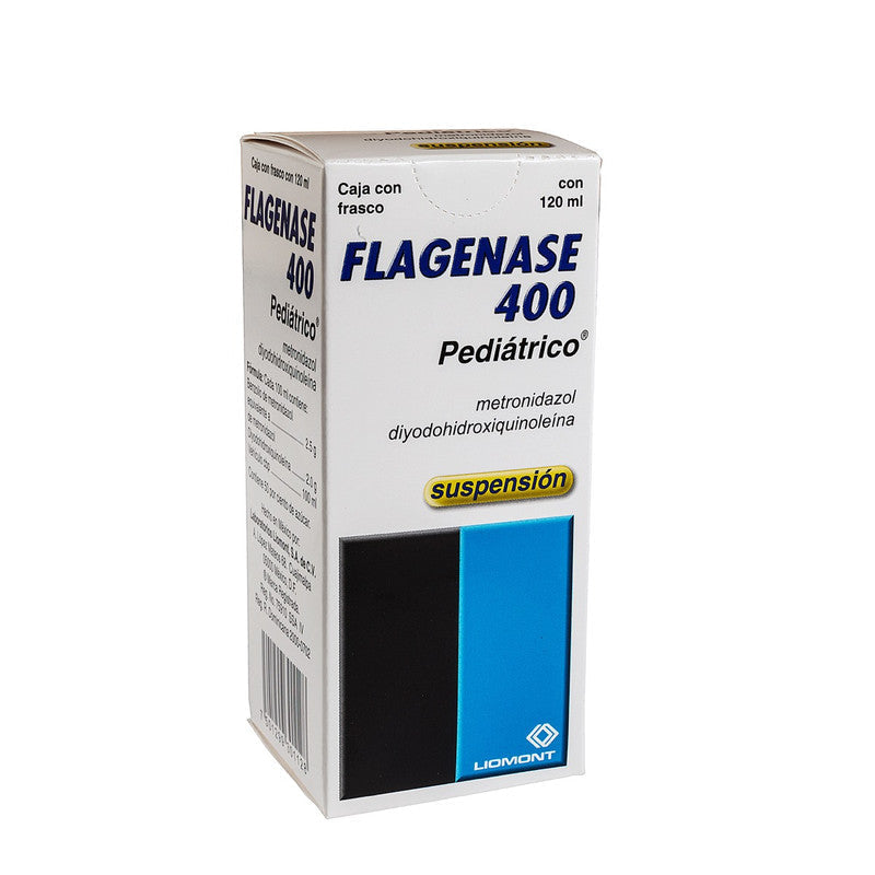 FLAGENASE 400 PEDIATRICO SUSP PED 25/2 G CAJA C/FCO C/120 ML