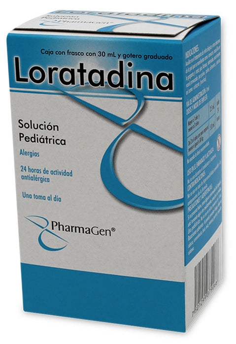 LORATADINA SOL. PED. CAJA C/FCO. GOTERO C/30 ML.