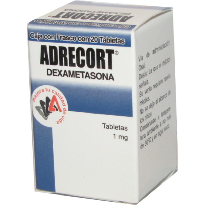 ADRECORT TAB 1 MG CAJA C/FCO C/20