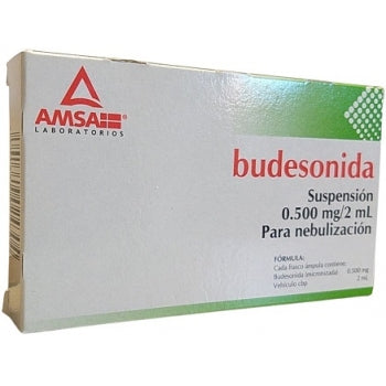 BUDESONIDA SUSP. P/NEBUL. 0.250 MG./ML. CAJA C/5 FCOS. AMP. C/2 ML.