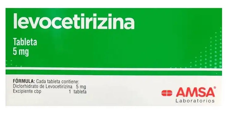 LEVOCETIRIZINA TAB. 5 MG. CAJA C/10