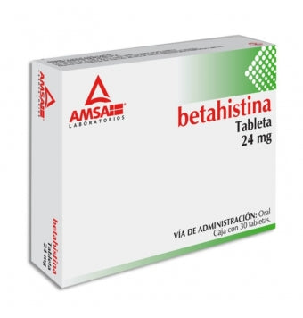 BETAHISTINA TAB. 24 MG. CAJA C/30