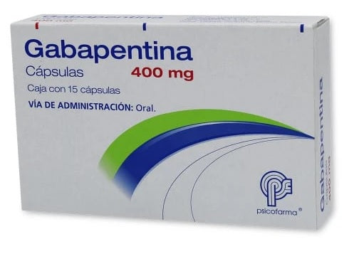 GABAPENTINA CAP. 400 MG. CAJA C/15