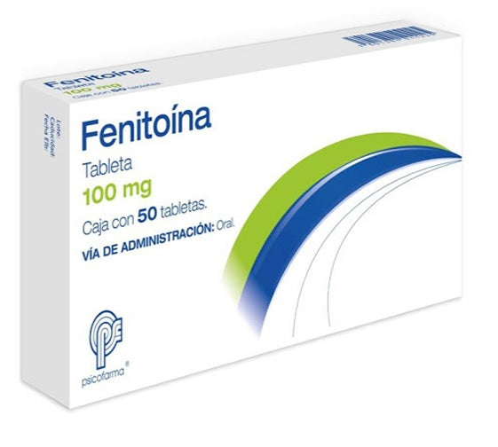 FENITOINA SODICA TAB. 100 MG. CAJA C/50