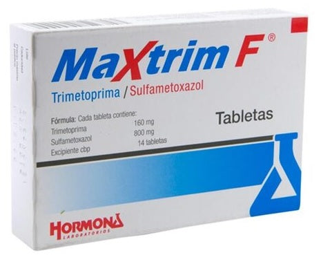 MAXTRIM F TAB. 160/800 MG. CAJA C/14
