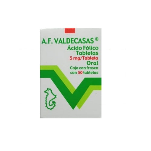A.F. VALDECASAS TAB. 5 MG. CAJA C/FCO. C/50