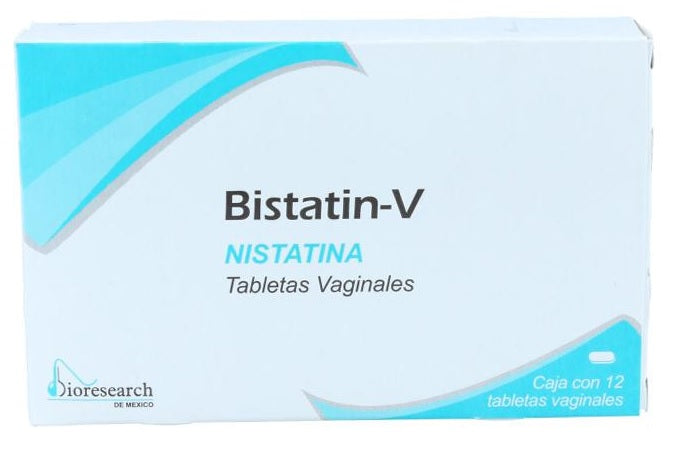 BISTATIN V TAB. VAG. 100,000 U. CAJA C/12