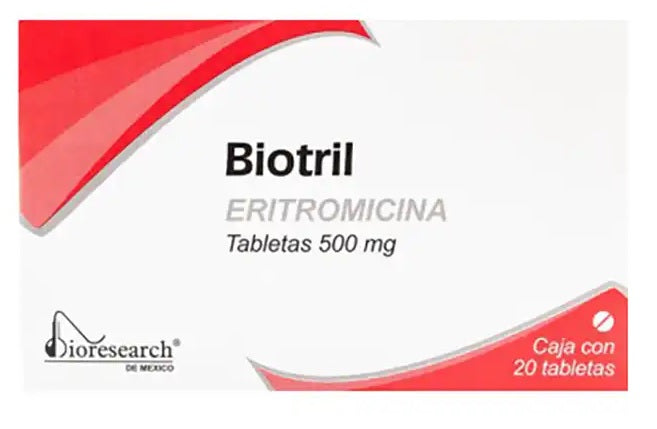 BIOTRIL TAB. 500 MG. CAJA C/20