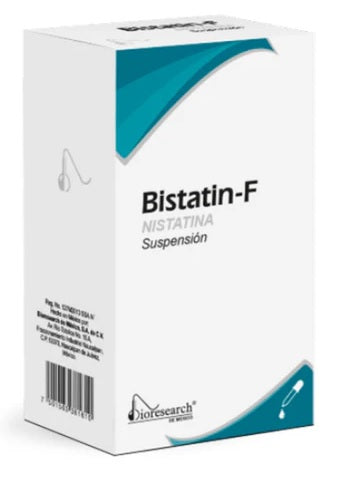 BISTATIN-F SUSP. 2,400,000 UI CAJA C/FCO. C/PVO. P/24 ML. Y GOTERO