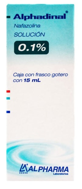 ALPHADINAL SOL. NASAL ADTO. 1% CAJA C/FCO. C/15 ML.