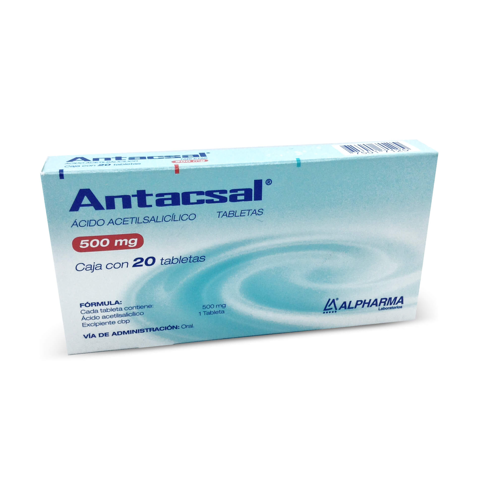 ANTACSAL TAB. 500 MG. CAJA C/20