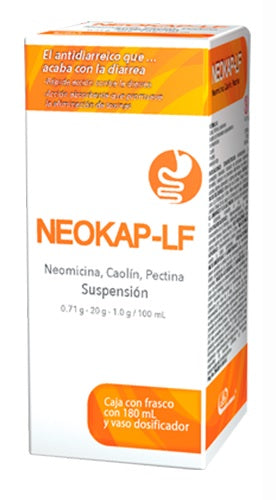 NEOKAP-LF SUSP. CAJA C/FCO. C/180 ML.