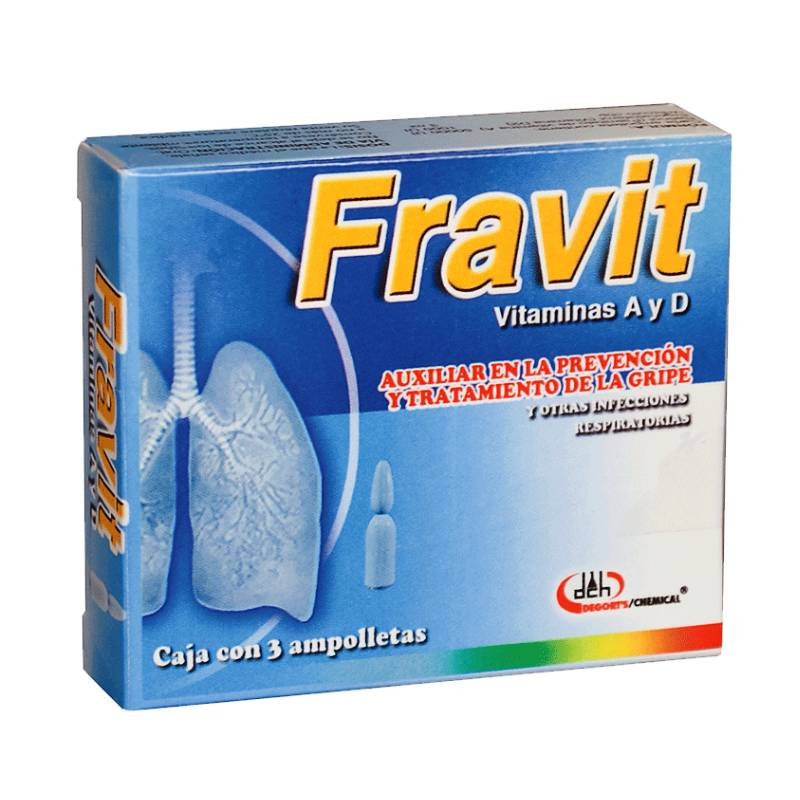 FRAVIT SOL INGERIBLE CAJA C/3 AMP C/3 ML