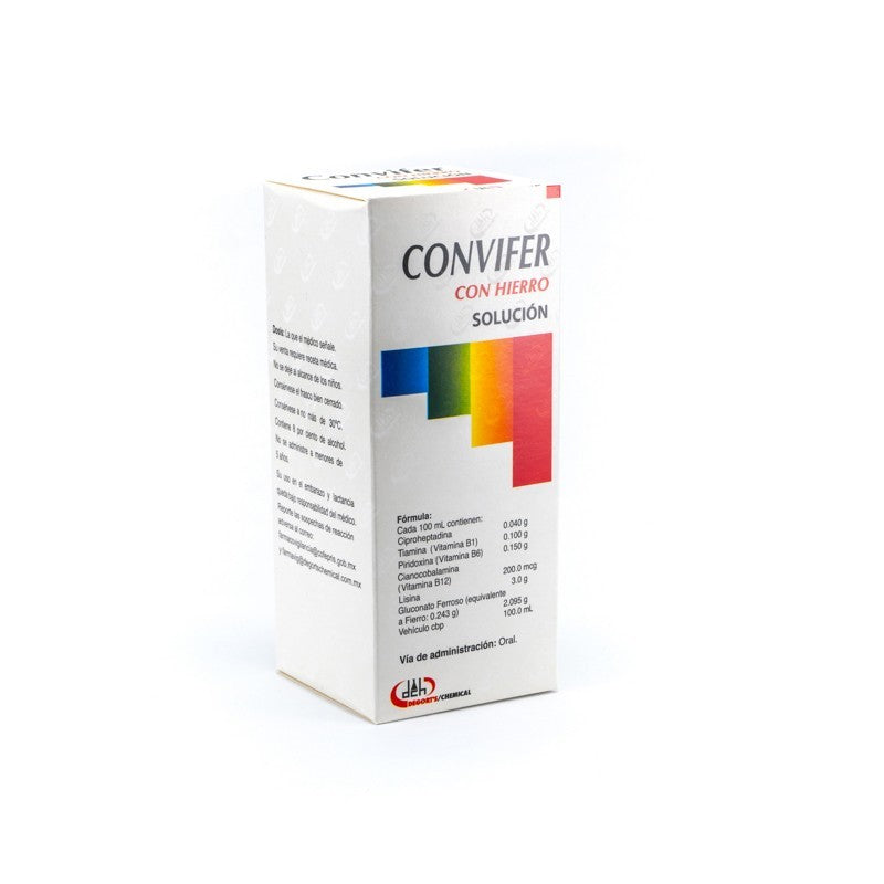 CONVIFER SOL. CAJA C/FCO. C/220 ML.
