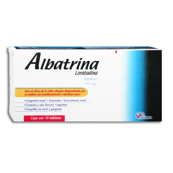 ALBATRINA TAB. 10 MG. CAJA C/10