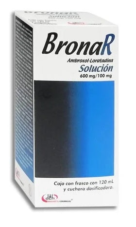 BRONAR SOL. CAJA C/FCO. C/120 ML.