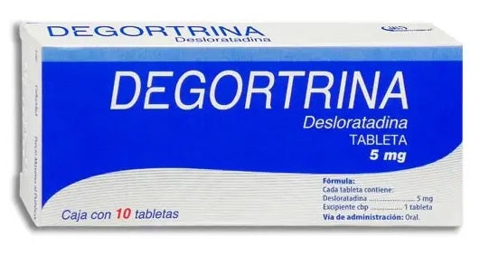 DEGORTRINA TAB. 5 MG. CAJA C/10