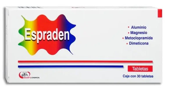 ESPRADEN TAB. 50  MG. CAJA C/30