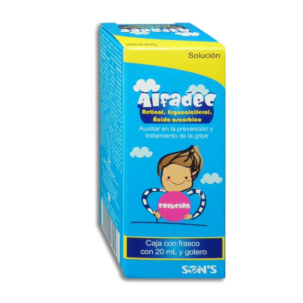 ALFADEC SOL. GOTAS CAJA C/FCO. C/20 ML. Y GOTERO