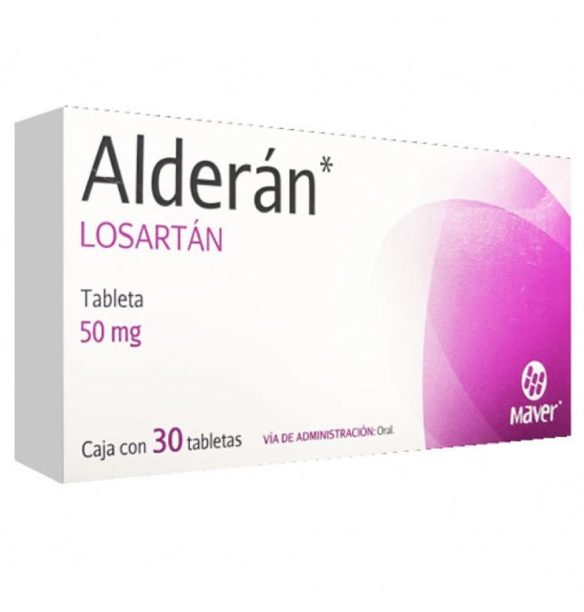 ALDERAN TAB. 50 MG. CAJA C/30
