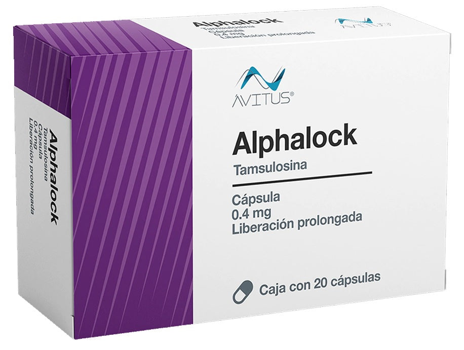 ALPHALOCK CAP. L.P.  0.4 MG. CAJA C/20