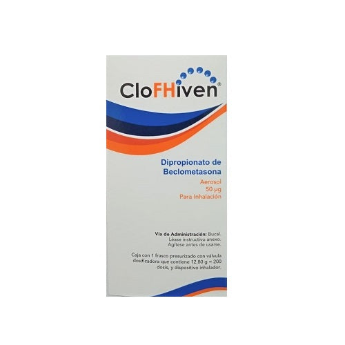 BECLOMETASONA AEROSOL 50 MCG. CAJA C/FCO. PRES. C/200 DOSIS